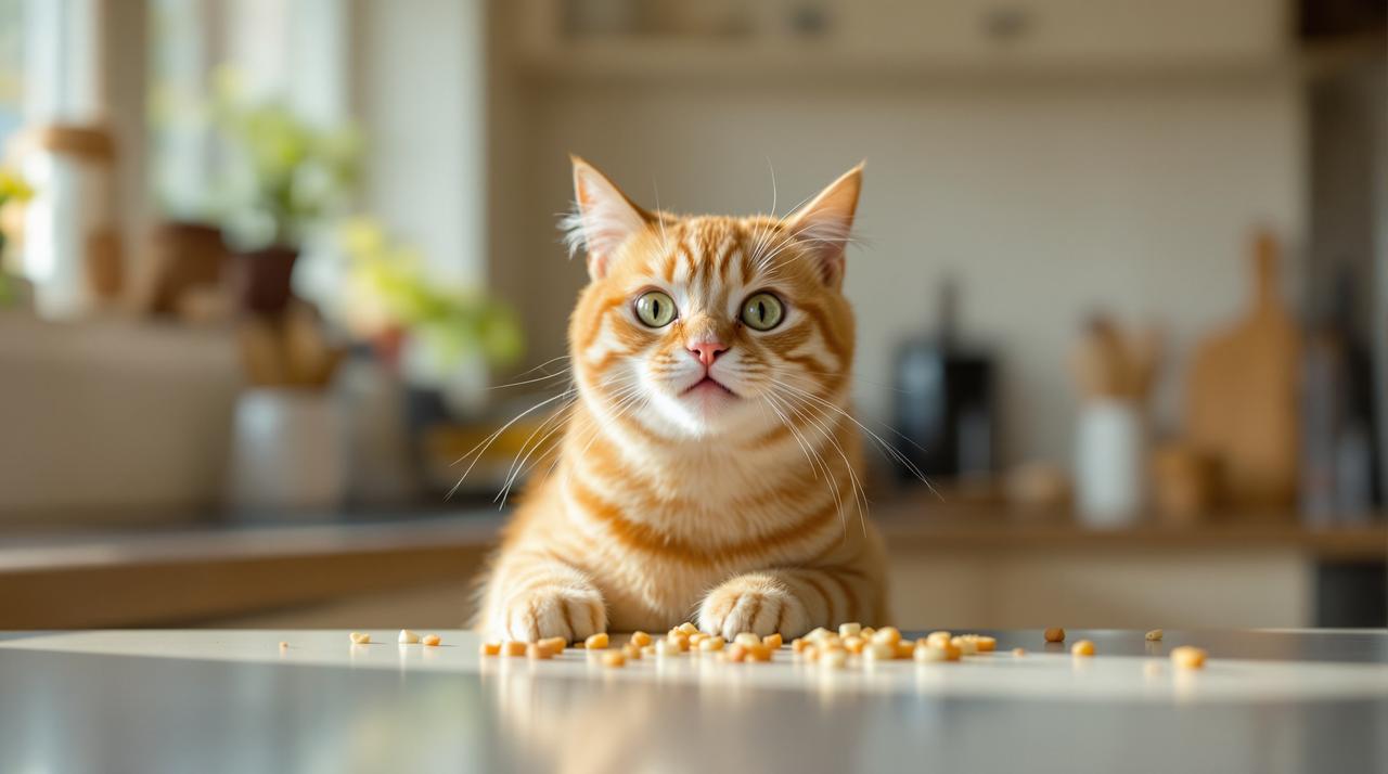 在线播放热门推荐 - 猫咪偷吃被抓现行,表情太搞笑了!全程高能预警